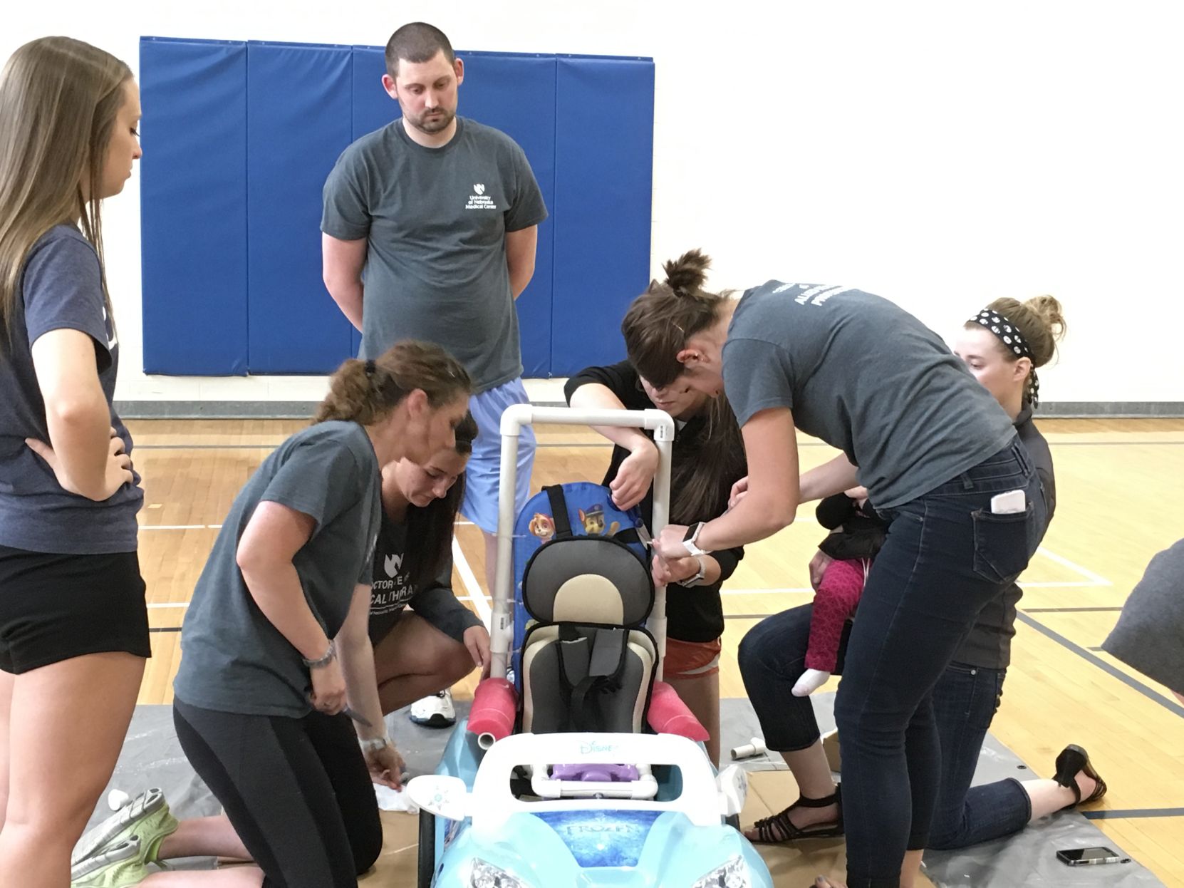 UNK physical therapy students